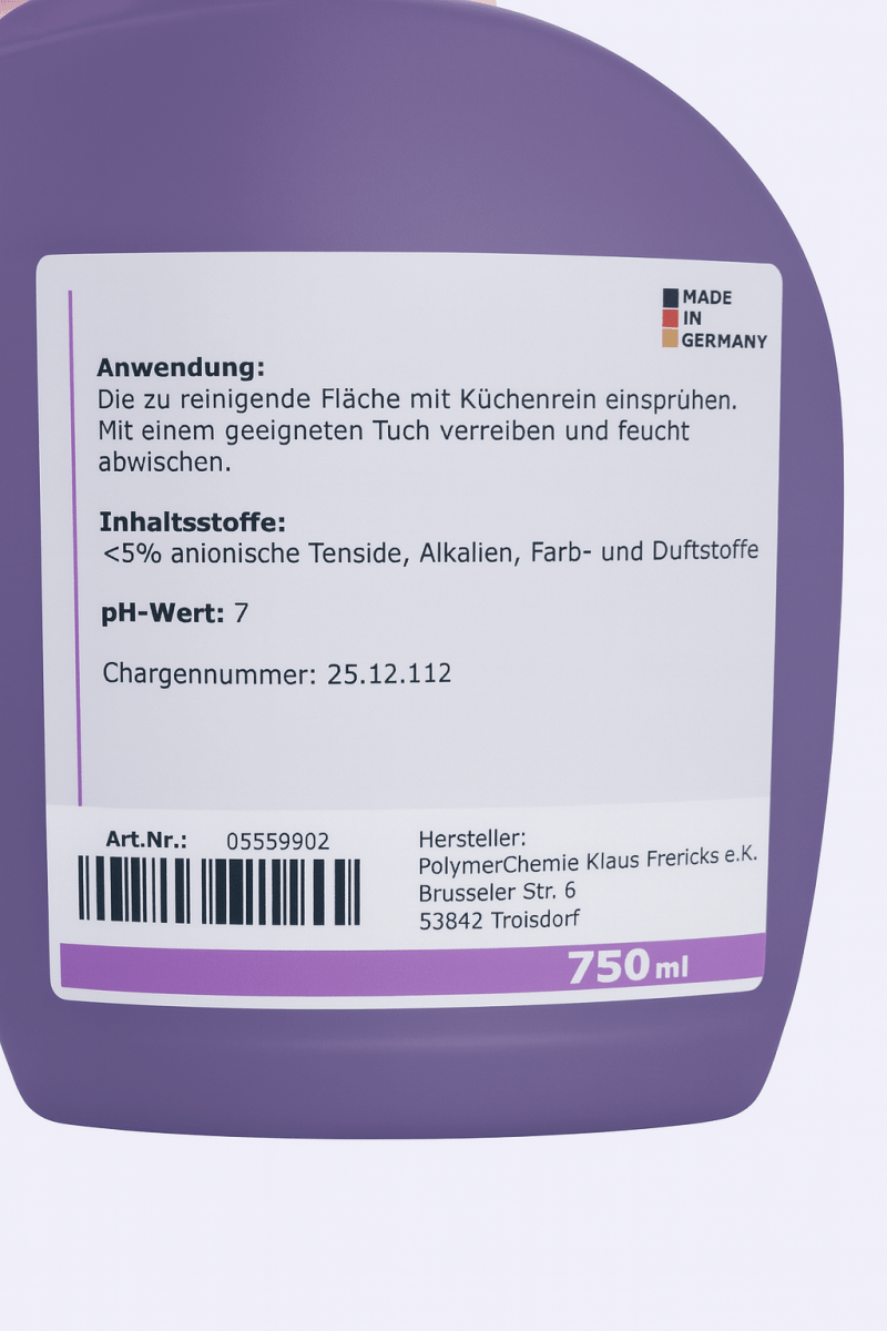 Küchenrein Gebrauchsfertig - Shop Stuebchenrhein